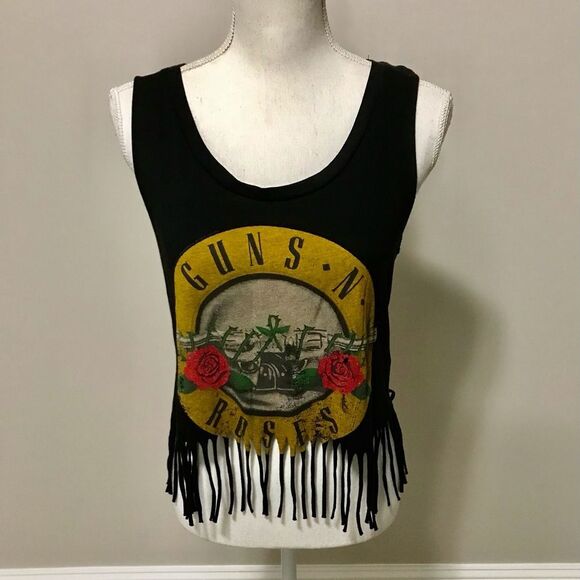 Guns N Roses fringe trim tank - Picture 4 of 7